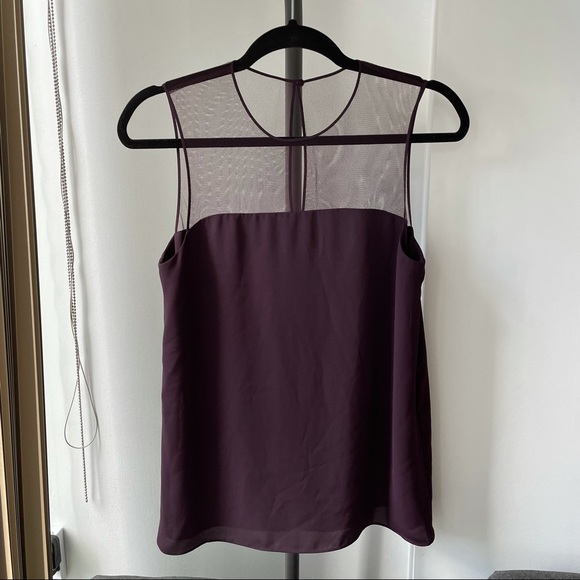 Aritzia (Babaton) Burgundy Lionel Blouse - Picture 1 of 3